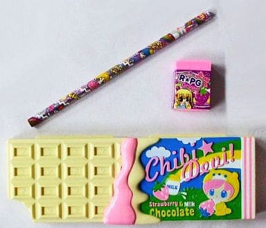 駿河屋 買取 ちゃお付録3点セット ペンケース 消しゴム えんぴつ ちゃお 2012年3月号付録 その他