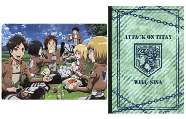 駿河屋 中古 集合 食事 ウォール シーナ B5下敷き ノート 進撃の巨人 セブンイレブン限定 その他