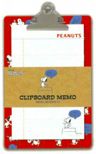 駿河屋 買取 スヌーピー レッド アメリカンテイスト6 クリップボード メモ付き Peanuts Snoopy その他