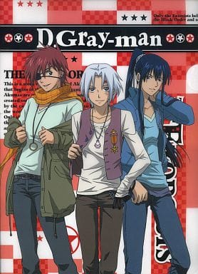 駿河屋 中古 アレン ユウ ラビ 等身イラスト クリアファイルa D Gray Man クリアファイル