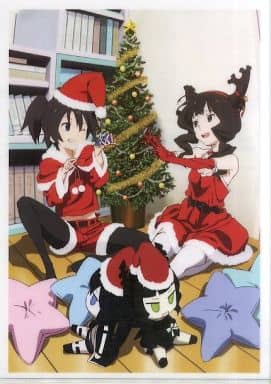 駿河屋 中古 マト ヨミ クリスマスイラストクリアファイル ブラック ロックシューター B Rsキャンピングカー巡業店舗来店プレゼント クリアファイル