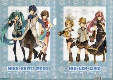 駿河屋 中古 集合 イラスト のん クリアファイル Vocaloid クリアファイル