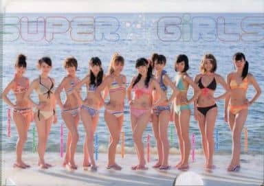 駿河屋 中古 Super Girls 水着 B5クリアファイルヤングガンガン 13年6月21日号 No 12 特別付録 クリアファイル