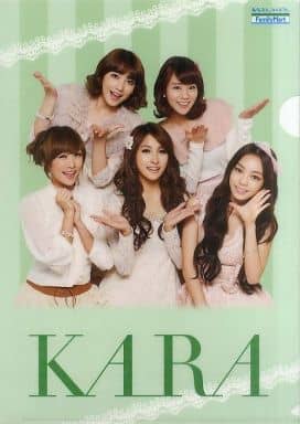 駿河屋 -<中古>KARA オリジナルA4クリアファイル(グリーンVer