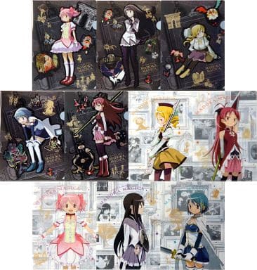 駿河屋 中古 全10種セット クリアファイル 劇場版 魔法少女まどか マギカ 新編 叛逆の物語 セガ限定 遊んで もらえるまどか マギカ キャンペーン クリアファイル