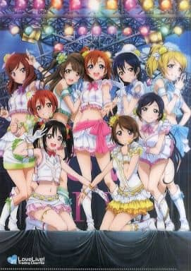 駿河屋 中古 集合 9人 縦構図 アイドル衣装 ラブライブ トレーディングクリアファイル クリアファイル