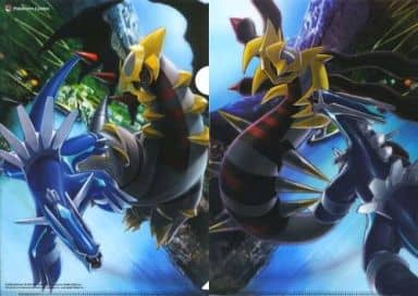 駿河屋 中古 ギラティナ猛攻 ディアルガ ギラティナ クリアファイル ポケットモンスター ポケモンセンター限定 クリアファイル