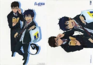 駿河屋 中古 奥村雪男 奥村燐 描き下ろしアニメイラストa4クリアファイル Blu Ray Dvd 青の祓魔師 劇場版 Tsutayaオンラインショッピング Tsutaya Shibuya Tsutaya Ebisubashi購入特典 クリアファイル
