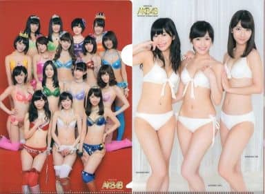 駿河屋 中古 Akb48 指原莉乃 渡辺麻友 柏木由紀 A5スペシャルクリアファイル Akb48総選挙 水着サプライズ発表14発売記念 週刊プレイボーイ14年9月8日号 No 36付録 クリアファイル