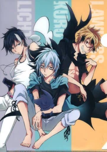 駿河屋 -<中古>クロ&轟&ロウレス(背景縦3色) 「SERVAMP
