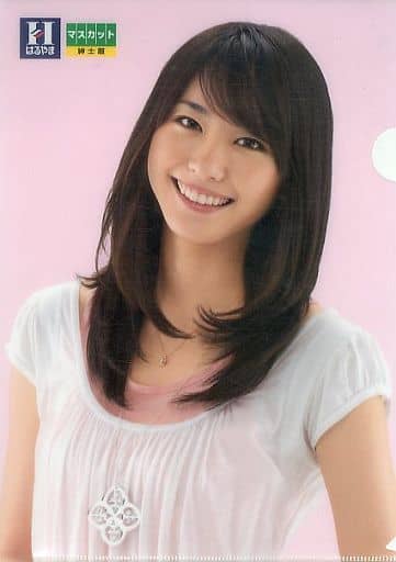 駿河屋 -<中古>新垣結衣(白衣装/背景:ピンク) A4クリアファイル