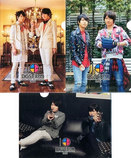 駿河屋 -<中古>神谷浩史&小野大輔 A4クリアファイルセット(3枚組