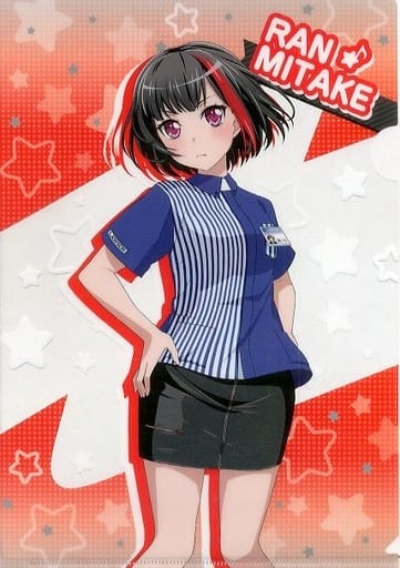 駿河屋 中古 美竹蘭 オリジナルa4クリアファイル Bang Dream ガールズバンドパーティ ローソン 対象商品購入特典 クリアファイル