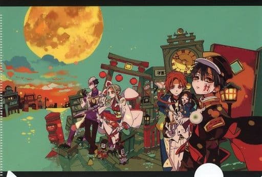 集合(背景緑) 「地縛少年花子くん×PRINCESS CAFE A5クリアファイル」 集合(背景緑) 「地縛少年花子くん×PRINCESS CAFE A5クリアファイル」