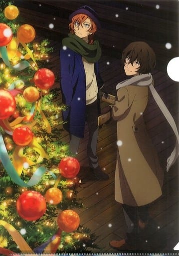 駿河屋 -<中古>太宰治&中原中也 オリジナルA4クリアファイル 「文豪