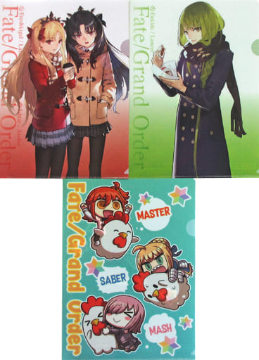 駿河屋 -<中古>全3種セット A4クリアファイル 「Fate/Grand Order
