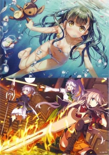 駿河屋 買取 カントク 三嶋くろねイラスト クリアファイル 神絵祭 うららか 軸中心派 物販購入特典 クリアファイル