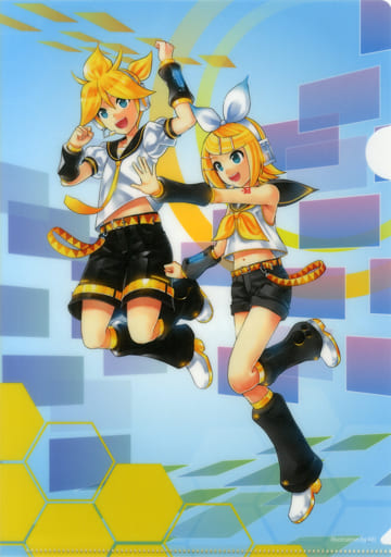 駿河屋 - 【買取】鏡音リン&レン クリアファイル 「VOCALOID」 初音