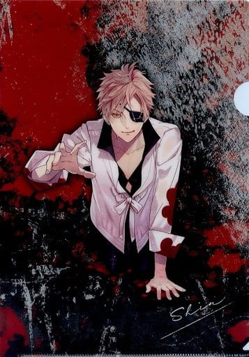 月浪シン A4クリアファイル 「Rejet Shop限定くじ DIABOLIK LOVERS 吸愛事後 -Graphite Blood- Type B」 D-6賞