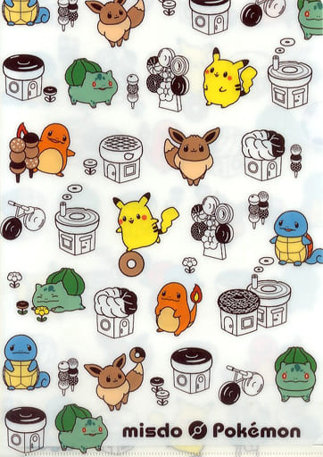 駿河屋 中古 単品 集合 クリアファイル ミスタードーナツ ポケットモンスター ミスド福袋19 クリアファイル