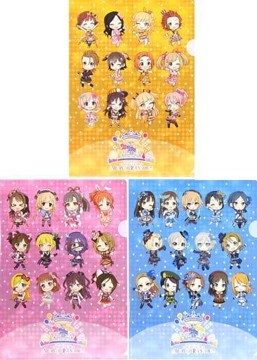 駿河屋 -<中古>集合 オリジナルA4クリアファイル3枚セット 「アイドル