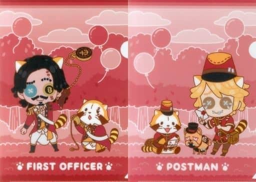駿河屋 -<中古>一等航海士&ポストマン&ラスカル A4クリアファイル2枚