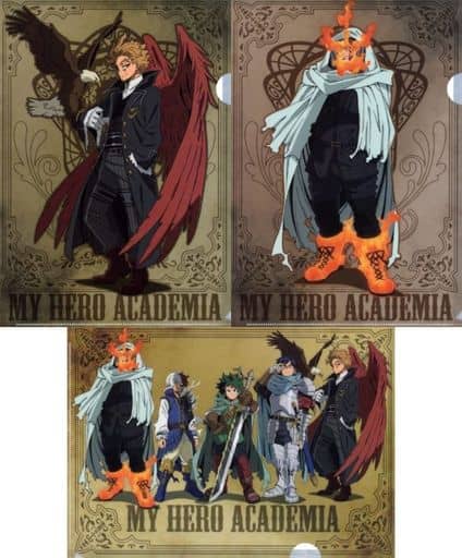 駿河屋 -<中古>ホークス&エンデヴァー&集合イラスト A4クリア