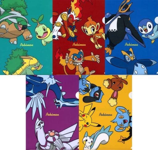 駿河屋 -<中古>全5種セット ポケモン A4クリアファイル