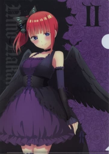 駿河屋 -<中古>中野二乃 A4クリアファイル 堕天使Ver. 「五等分の花嫁