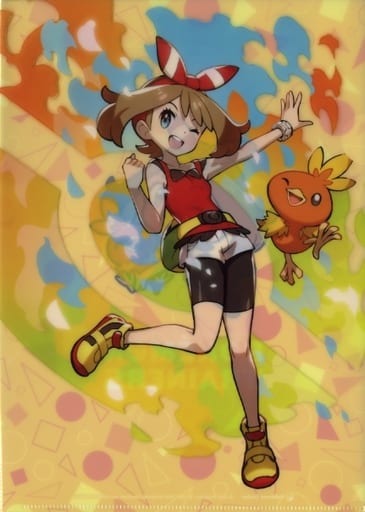 海外店舗 ポケットモンスター ハルカ withミズゴロウ 特典 A4クリア