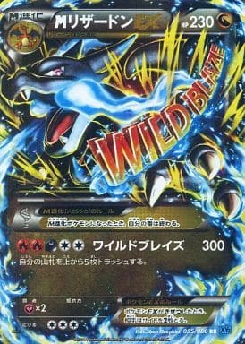 駿河屋 -<中古>055/080[RR]：【ランクB】(キラ)MリザードンEX