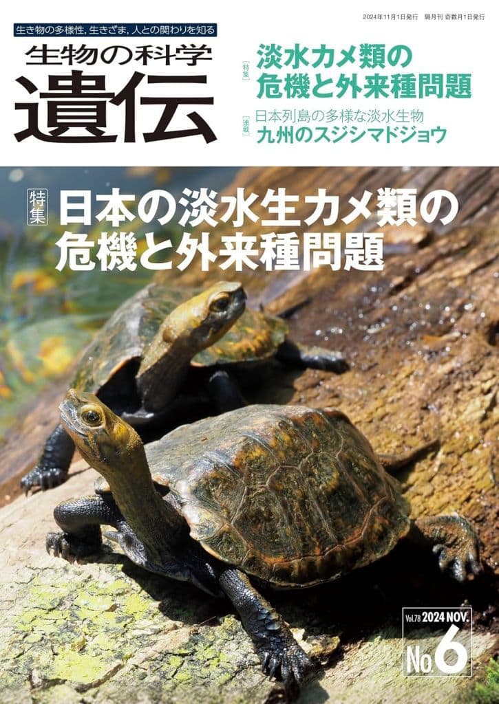 生物科学・一般生物学 生物の科学 遺伝 2024年11月発行号(Vol.78‐No.6) / 公益財団法人遺伝学普及会
