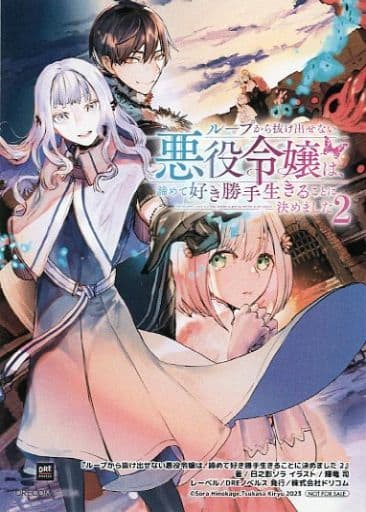 ループから抜け出せない悪役令嬢は、諦めて好き勝手生きることに決めました(2) アニメイト・書泉共通 4つ折りSSペーパー 特典