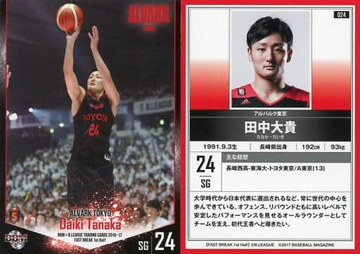 アルバルク東京 Tシャツ 田中大貴 ザックバランスキー プログラム