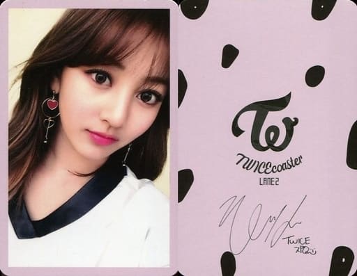 駿河屋 -<中古>TWICE/ジヒョ/外枠ピンク色/CD「TWICEcoaster : LANE 2