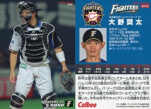 在庫有】 日本ハムファイターズ 大野奨太 ユニフォーム 応援グッズ