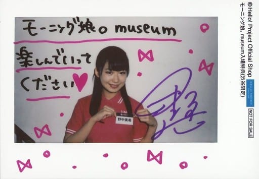 モーニング娘。17 野中美希 サインポスター