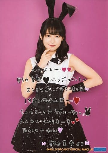 モーニング娘。17 野中美希 サインポスター