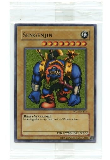 駿河屋 - 【買取】WCS-EN403[SR]：SENGENJIN(パック未開封)/千年原人（遊戯王）