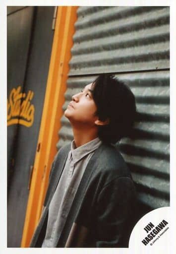 ジャニーズ/長谷川純/バストアップ・衣装グレー・体左向き/長谷川純 写真deデート/公式生写真