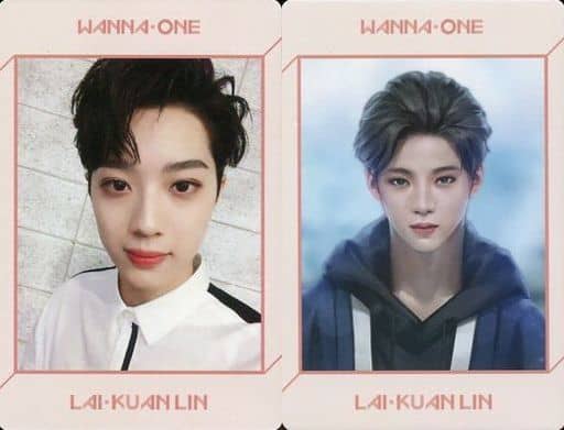 駿河屋 中古 Wanna One ライ グァンリン Lai Kuan Lin 裏面イラスト Cd 1 X 1 Undivided Art Book Ver 特典トレカ 男性コレクションカード