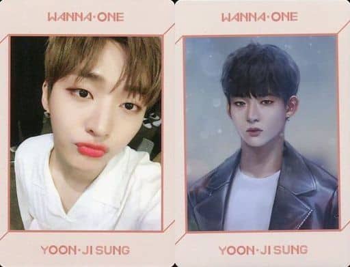 駿河屋 中古 Wanna One ユン ジソン Yoon Ji Sung 裏面イラスト Cd 1 X 1 Undivided Art Book Ver 特典トレカ 男性コレクションカード