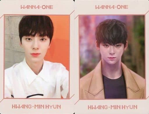 駿河屋 中古 Wanna One ファン ミニョン Hwang Min Hyun 裏面イラスト Cd 1 X 1 Undivided Art Book Ver 特典トレカ 男性コレクションカード