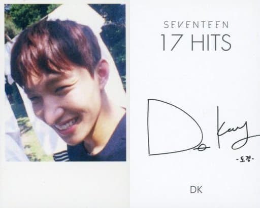 SEVENTEEN/DK(ドギョム)/裏面印刷サイン入り/CD「17 HITS」(台湾限定盤)特典トレカ SEVENTEEN/DK(ドギョム)/裏面印刷サイン入り/CD「17 HITS」(台湾限定盤)特典トレカ