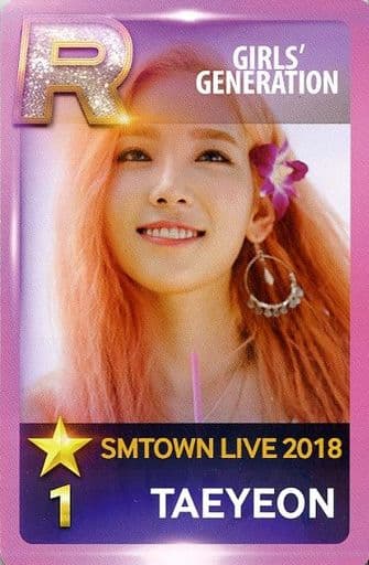 【美品】SMTOWN 2018 少女時代 テヨン SNSD トレカ