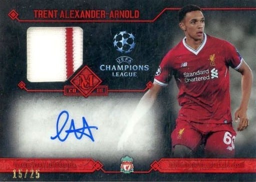 アレクサンダー・アーノルド　サイン　Trent Alexander-Arnold