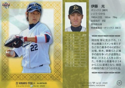 駿河屋 -<中古>08 [レギュラーカード] ： 伊藤光（BBM）