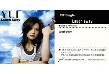 駿河屋 -<中古>YUI/配信 Single「Laugh away」/YUI Jacket Trading