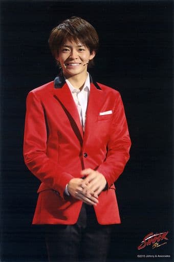 駿河屋 -<中古>ジャニーズJr./岸優太/ライブフォト・膝上・衣装赤