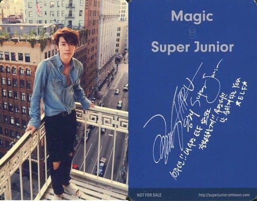 駿河屋 -<中古>SUPER JUNIOR/ドンヘ(DONGHAE)/裏面印刷サイン ...